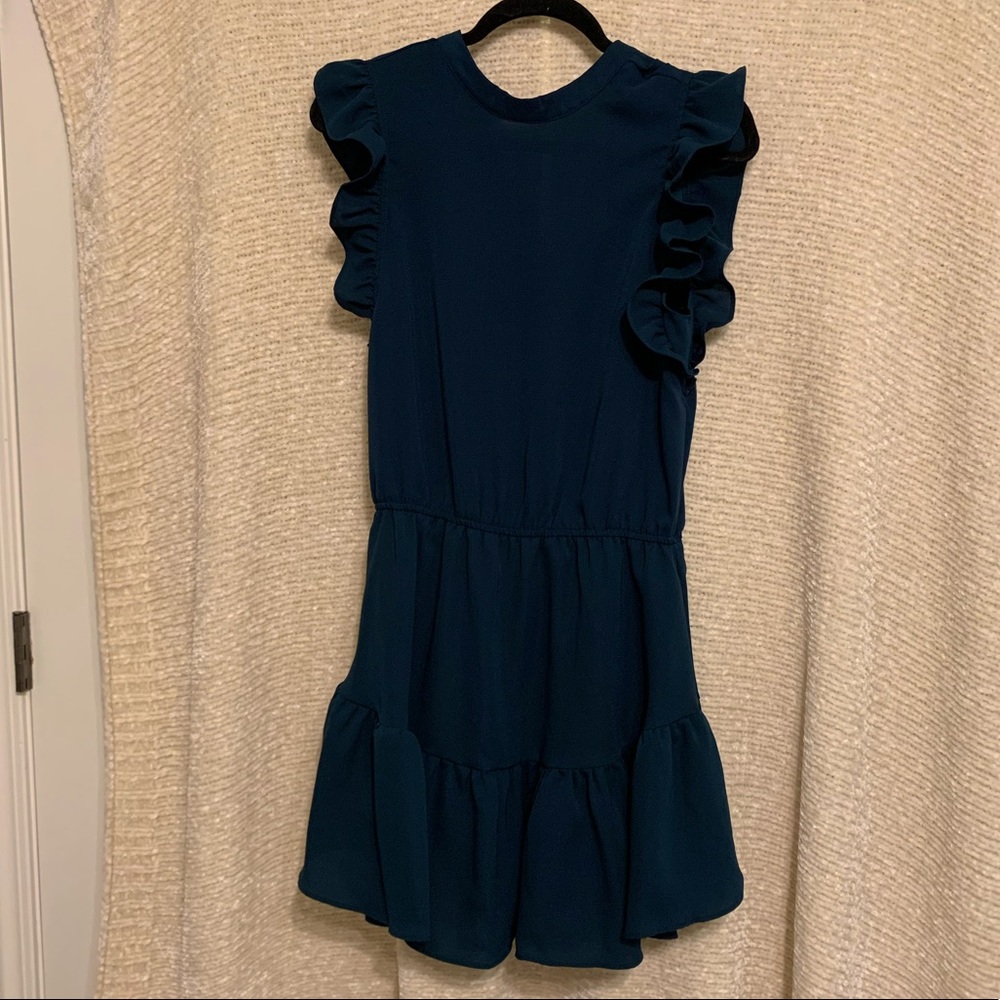 🦋blue ruffle dress🦋